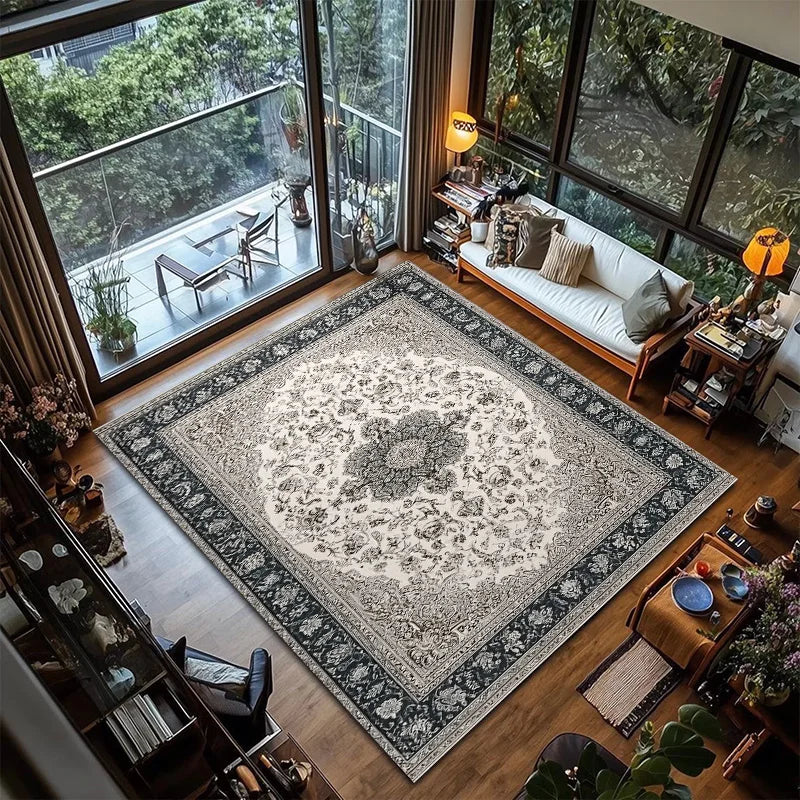 RAKKS Retro Style Rugs for Bedroom Large Area Living Room Decoration