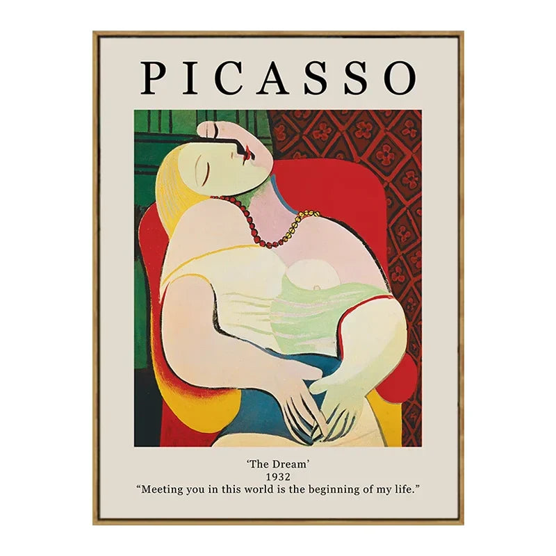 Vintage Famous Van Gogh Monet Matisse Picasso Prints