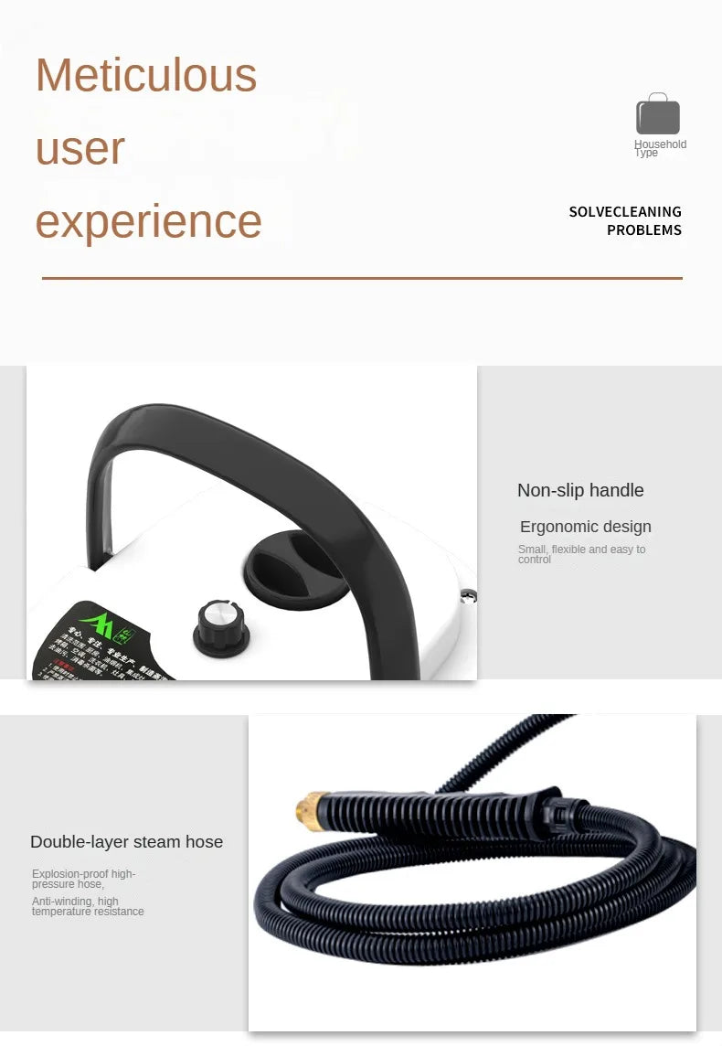 2500W Portable Steam Cleaner High Temperature  Pressure Jet  Machine