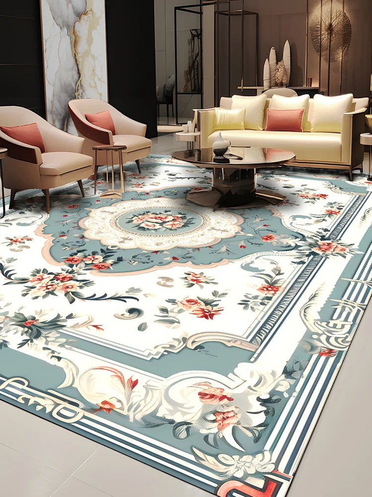 Pastoral Style Carpets for Living Room Bedroom Decor
