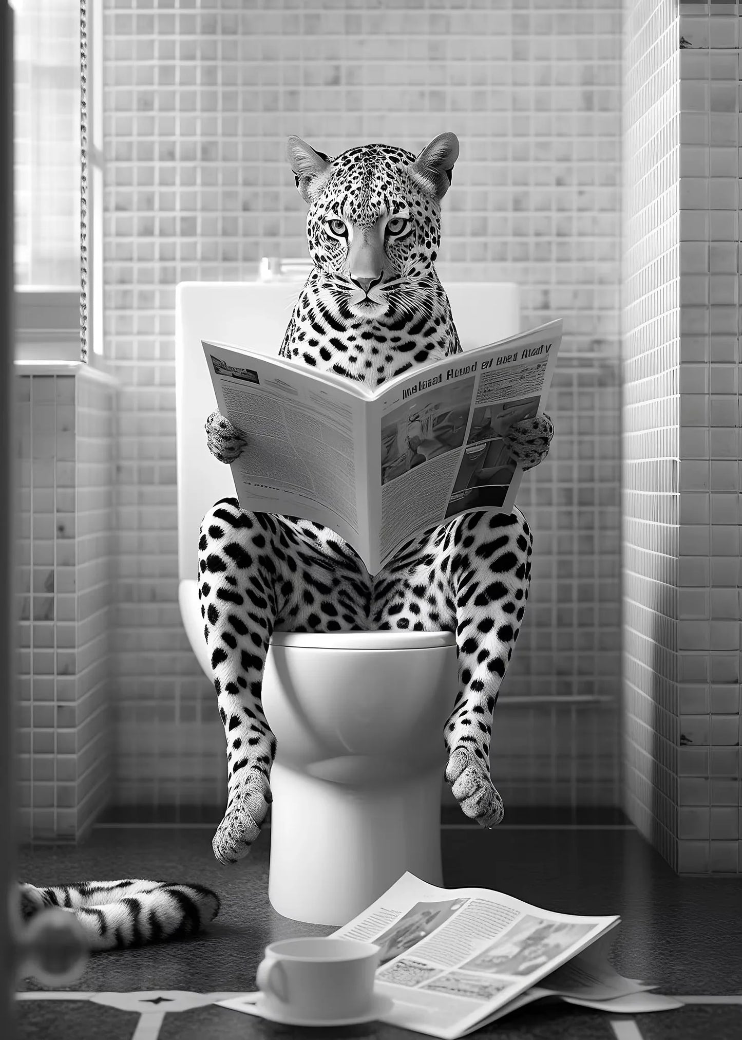 Funny Bathroom   Modern Wall Art
