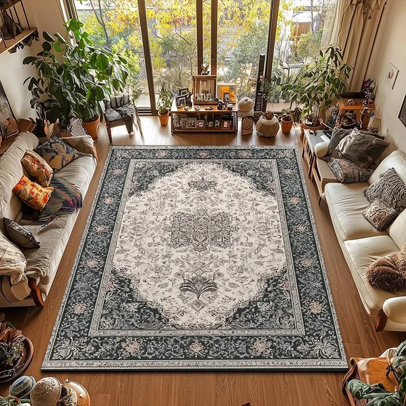 RAKKS Retro Style Rugs for Bedroom Large Area Living Room Decoration