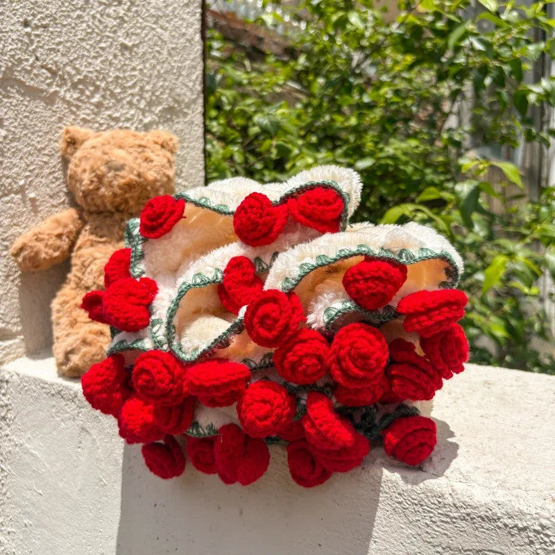 Romantic Rose Bouquet Blanket Soft and Lightweight Throw