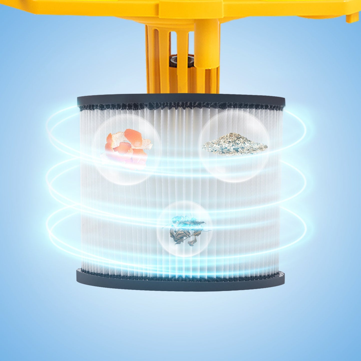 SucceBuy Portable Wet and Dry Vacuum Cleaner 15L 1200W Power Strong Suction Vacuum Cleaner & Air Blower